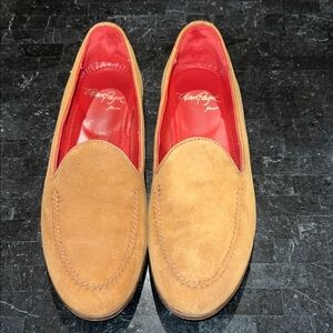 Men's Suede Tan Loafers